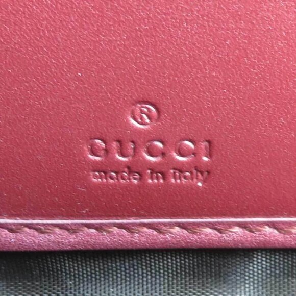 Auth GUCCI Micro Guccissima Zip Around Long Wallet Bronze Leather - Picture 9 of 10